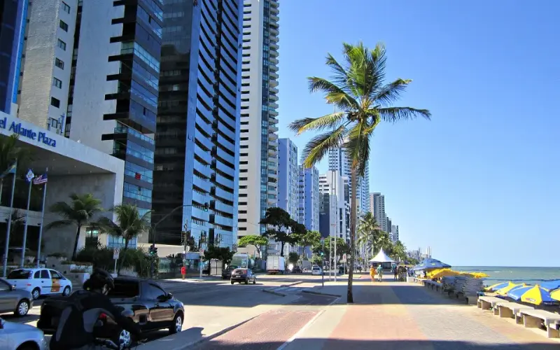 Calçadão e ciclovia de Boa Viagem