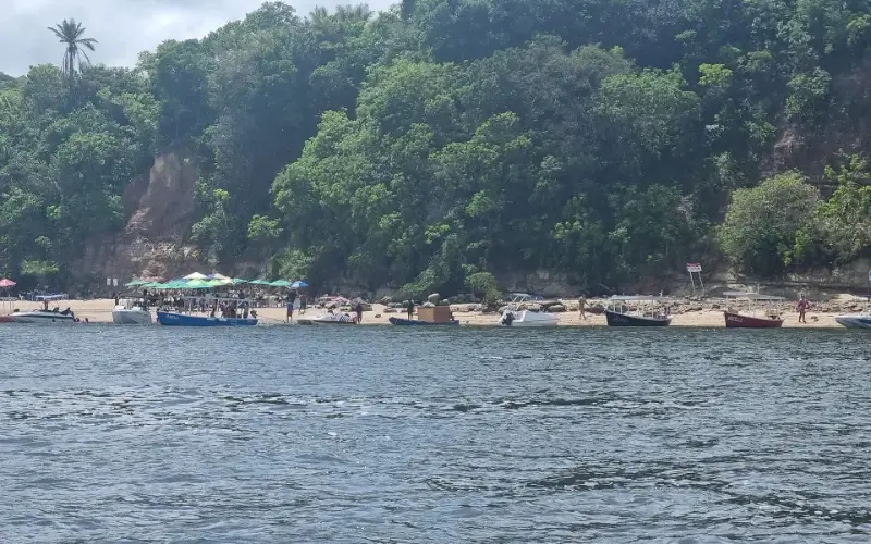 Maré baixa na Praia dos Carneiros