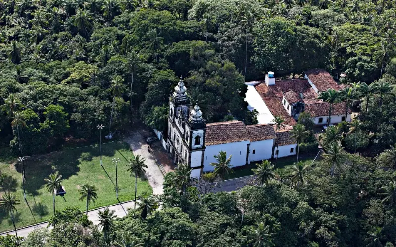 Vista aérea do Parque Histórico Nacional dos Guararapes