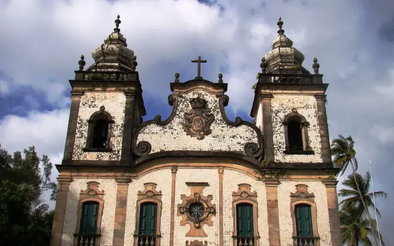 Fachada da Igreja de Nossa Senhora dos Prazeres